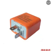 12v 2 針速度可調 LED 指示燈閃光器轉向信號燈繼電器電阻器固定用於摩托車橙色的超控制閃光燈