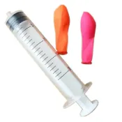 旻泉精品批發網 針筒水槍 + 氣球 20ml 實驗用量度器 /一包12支入(定10) 注水器 塑膠注射筒-YF11726-瑋【APP滿額下單10%點數(單一帳號最高1000點)】9/30止