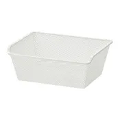 【IKEA 宜家家居】KOMPLEMENT 網眼式網籃, 白色, 50x35 公分