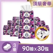【大樹健康購物網】(箱購)【舒潔】頂級三層舒適竹萃抽取衛生紙（90抽x30包／箱）