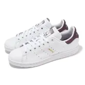 【adidas 愛迪達】休閒鞋 Stan Smith W 女鞋 白 紫 史密斯 低筒 三葉草 愛迪達(IF6994)