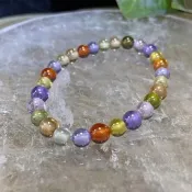 【Cozy 世界水晶原礦與茶】泰國水龍珠 5mm+ 手圍14+ 08-7(招貴人、人緣、正偏財)