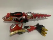 免運爆龍戰隊暴連者DX日版萬代正版 爆連王 爆龍 只有壹只腿，電動正常，卡扣關節無損 全國   圖中所見即所得，二手物品