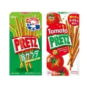 【Glico 格力高】官方直營 PRETZ 百力滋 餅乾棒(野菜沙拉/蕃茄野菜) (餅乾/零食/中秋節/中秋禮盒)