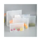 (店+)食品保鮮袋【立體/平面】加厚PEVA 食物袋 密封袋 夾鏈袋 冷凍袋 舒肥袋 重複使用 零食袋 水果分裝 冰箱收納