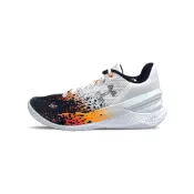 (店+)【UNDER ARMOUR】3026277-100 Curry 2 Low Flotro 舒適 低幫 籃球鞋 男款 白黑