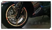 🎀【無名彩貼-1537】KRV 反光輪框貼 - 全車份+左前輪五爪