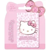 Hello kitty SuperCard 三麗鷗悠遊卡-粉色豹紋■珍珠光背板