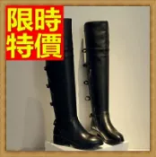 現貨+預購 過膝長靴 女靴子-蝴蝶結低跟真皮流行女馬靴64e47【獨家進口】【米蘭精品】