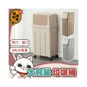 (店+)大容量垃圾桶 30L 簡約垃圾桶 廚房垃圾桶 窄垃圾桶 資源回收桶 大垃圾桶 大型垃圾桶 