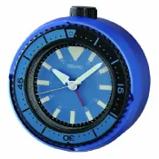 大高雄鐘錶城 seiko SK037 精工鐘 (QHE207E) 嗶嗶鬧鈴夜光指標燈光貪睡鬧鐘 藍 10.4 X 9.7 X .55 cm｜樂天領券現折★全館特惠中★指定刷卡回饋10%