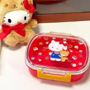 免運🔥Hello Kitty便當盒 造型/雙層/不鏽鋼多款可選 凱蒂貓餐盒 可提式隔熱 野餐必備 日系卡通凱蒂貓透明飯
