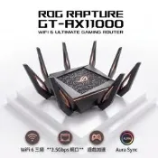 ASUS 華碩 ROG GT-AX11000 滿血版 WiFi6 三頻電競路由器 分享器 95新 福利品 Mesh