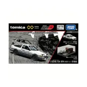 (店+)TOMY/多美卡旗艦版仿真小汽車場景展示盒頭文字D藤原拓海AE86模型