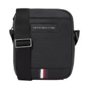 【歐洲購入】【保證正品】TOMMY HILFIGER BUSINESS 迷你斜背包 黑色男款包包