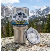 ➡️全新Rocky Mountain 不鏽鋼保溫杯 冰霸杯（900ml ）冷熱飲專用杯