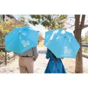 全新未開封  中鋼股東紀念品(前鎮河畔風鈴木摺疊傘)