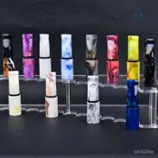 高端過濾嘴 活性碳過濾芯-濾嘴濾芯-玉石濾嘴-濾芯式濾嘴-適用各種品牌9mm濾芯-短胖6公分濾嘴-便攜式濾嘴過濾器 9S
