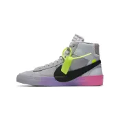 (店+)【NIKE 耐吉】AA3832-002 OFF-WHITE x Nike Blazer Wolf Grey Serena OG款 THE TEN小威 中幫 板鞋 男女同款 灰粉紫 nike男鞋 男運動鞋 nike女鞋 運動鞋女 休閒鞋