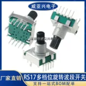 阿嫲的百寶屋 RS17多檔位10腳旋轉波段開關15/20MM音頻切換轉換開關電磁爐調節{鑫弘-工葉電器}可開發票