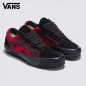 Vans Premium LX Old Skool 黑色/紅色滑板鞋 休閒鞋