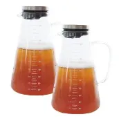 【Royal Duke】多功能玻璃水壺-買一送一(玻璃 水壺 玻璃壺 茶壺 泡茶壺 咖啡壺 壺 304不鏽鋼)