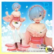 ￥儲藏室￥港版  Re:從零開始的異世界生活 櫻花 蕾姆 雷姆 站姿 和服  花瓣 美少女 手辦 公仔 模型 禮物 擺飾