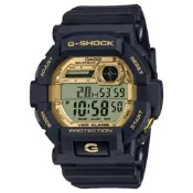【威哥本舖】【現貨】Casio台灣原廠公司貨 G-Shock GD-350GB-1 經典黑金電子錶 GD-350