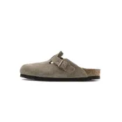 (店+)【BIRKENSTOCK 勃肯】Birkenstock Boston BS Suede Taupe 波士頓 勃肯 麂皮 拖鞋 0060461