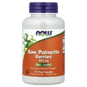 【iHerb】NOW Foods, 鋸棕櫚果素食膠囊，550 毫克，100 粒裝