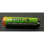 愛迪生EDISON TLY 18650 2000mA 3.7V li-ion 充電電池