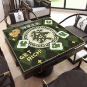 🔥爆款 熱銷🔥中式麻將墊撲克牌桌墊棋牌室專用桌墊打撲克隔音止滑墊桌面保護墊臺灣出貨