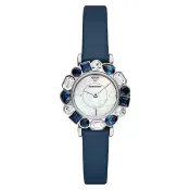 大高雄鐘錶城 EMPORIO ARMANI 亞曼尼 Gianni T-bar系列 AR11595 迷人寶石花冠女錶 31mm｜樂天領券現折★全館特惠中★指定刷卡回饋10%