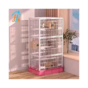 (店+)籠子倉鼠 鬆鼠籠子 大號別墅加密加高倉鼠籠 三層花枝鼠小寵專用寵物籠 天竺鼠籠 寵物籠 龍貓籠 刺蝟籠 大鼠籠