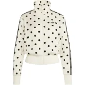 (店+)【adidas 愛迪達】KV1165 adidas originals satin POLKA DOTS TT TRACK TOP 滿印緞面波點運動立領條紋長袖夾克 女款
