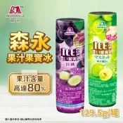 【生活市集】【森永】果汁果實冰(葡萄口味/麝香口味)*20入/箱