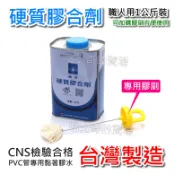 【哈士奇的賣場②】南亞 硬質膠合劑 1KG 水管膠 含膠刷 PVC膠水 PVC管膠 水管接著劑 硬管膠 水管油 膠油