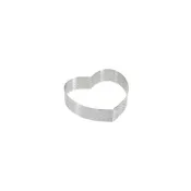 【de Buyer 畢耶】『法芙娜不鏽鋼氣孔塔模系列』心形塔模12cm