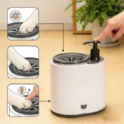(店+)電動寵物洗腳杯 自動旋轉按摩 全身防水設計（寵物洗腳機 狗狗洗腳器 貓咪洗腳杯 足部護理 爪子清潔 寵物清潔 電動洗腳）