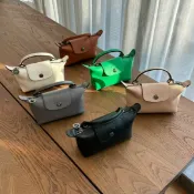 喜挖2店 法國龍驤mini餃子包時尚單肩斜背女包迷你手提化妝包