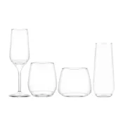 (店+)【TOSSWARE】可疊塑膠紅酒杯 14oz/ 12oz/18oz 塑膠杯 露營 攜帶酒杯 野餐杯 無梗杯 葡萄酒杯 塑膠酒杯 O杯 派對杯