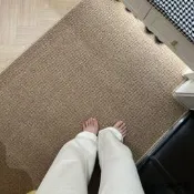 【小可精選國際購】純色仿劍麻入戶門地墊地毯門墊進門大門口玄關客廳地毯腳墊可裁剪
