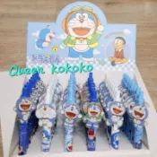 ✨️買1再贈1筆芯🎀Queen KoKoKo🎈多啦A夢藍色0.5貼片按壓中性筆 6種款式 百寶袋 任意門 可愛流行文具