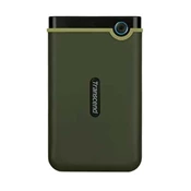 【順發線上購物】Transcend 創見 StoreJet 25M3 軍規防震 1TB 2.5吋行動硬碟-軍綠色