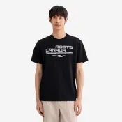 【Roots】Roots男裝-ROOTS CANADA NOCTURNAL 短袖上衣(黑色)
