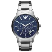 【EMPORIO ARMANI】優雅典華三眼計時錶(AR2448)