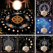 UM有米家居 塔羅牌墊Tarot Tablecloth塔羅牌桌布桌墊布墊房間裝飾防滑耐磨墊#有米家居#