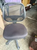 【銓芳家具】 人體工學辦公網椅 黑色 透氣網背電腦椅 五輪旋轉椅 書桌椅 工作椅 會議椅 事務椅 學生椅 無扶手辦公椅 