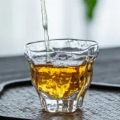 協貿國際日用品生活2館 瓷牌茗玻璃茶杯個人杯專用日式主人功夫杯單杯加厚創意個性品茗杯