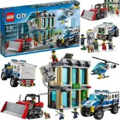 LEGO玩具02 LEGO樂高城市警察系列60140推土機搶銀行男孩子益智拼裝積木玩具